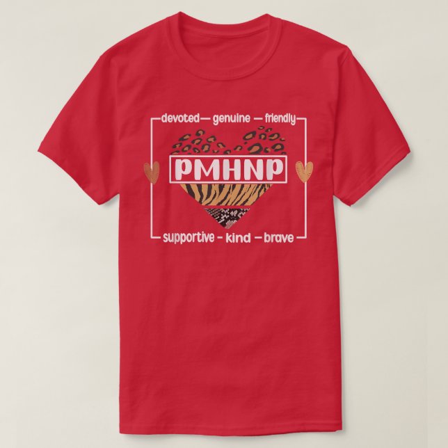PMHNP Psychimic Mental Health Nurse Practise T Shirt (Design framsida)