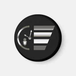 PMRP Chrome Mini-Logotyp Magnet - Small, Round