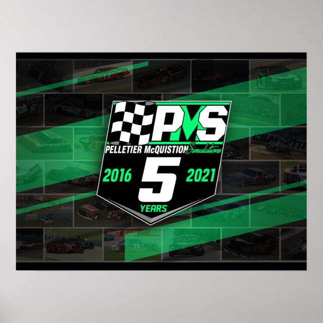 PMS "5 Years" Poster (Framsidan)