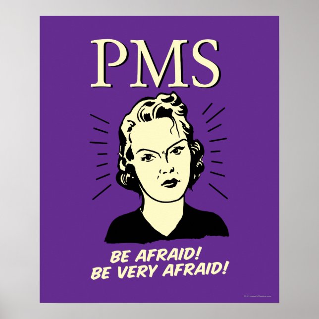 PMS: BE Afraid Poster (Framsidan)