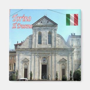 PMT017 TURIN, Cathedral, Italien, Fridge Magnet