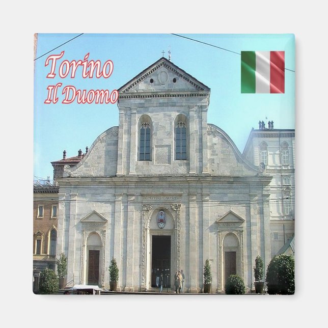 PMT017 TURIN, Cathedral, Italien, Fridge Magnet (Framsidan)