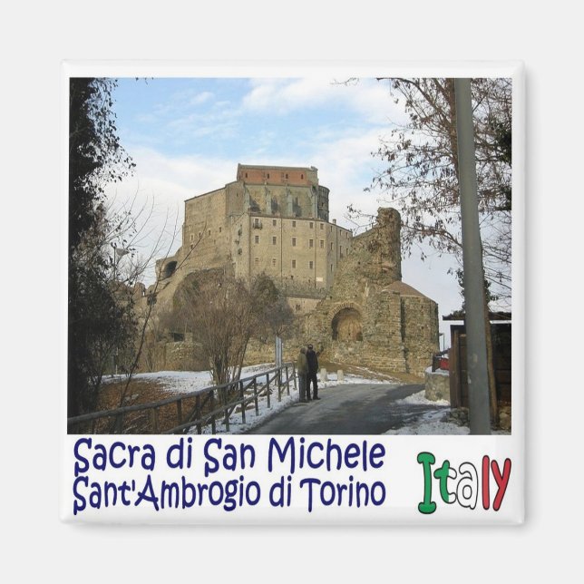 PMT019 TURIN Saint Ambrogio, Italien, Fridge Magnet (Framsidan)