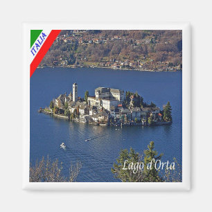 PMT022 SJÖ ORTA, Piemonte, Italien, Fridge Magnet