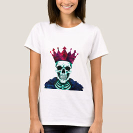 PN 71 Skeleton Kung (röd och blå) T Shirt
