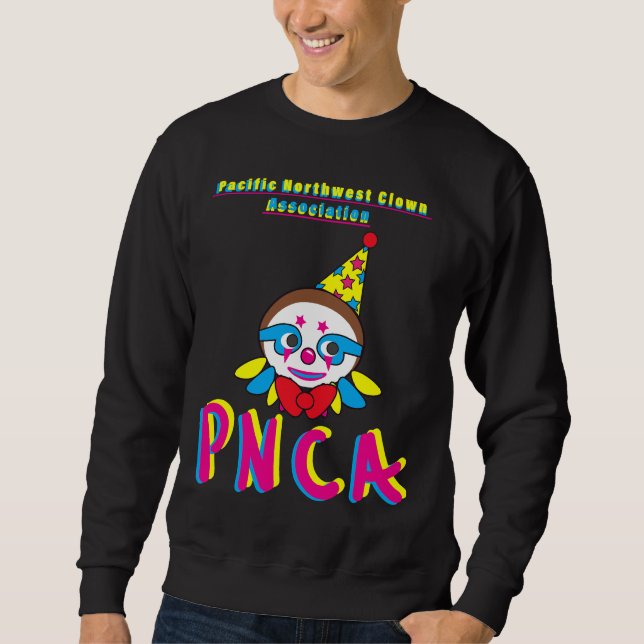 Pnca Clown Sloth Lång Ärmad Tröja (Framsida)