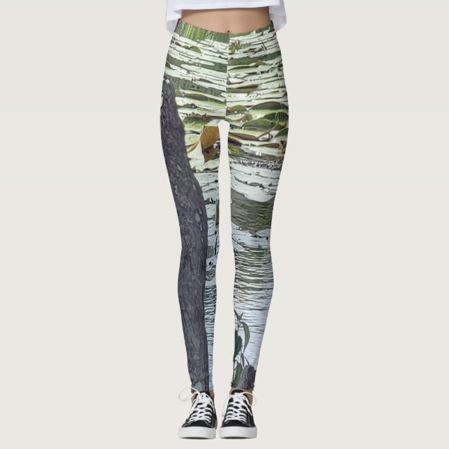 Pneumatofores Pond Camouflage look Leggings (Framsida)