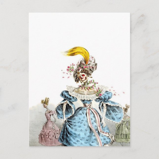 Pneumonia Dress vycard Vykort (Framsida)