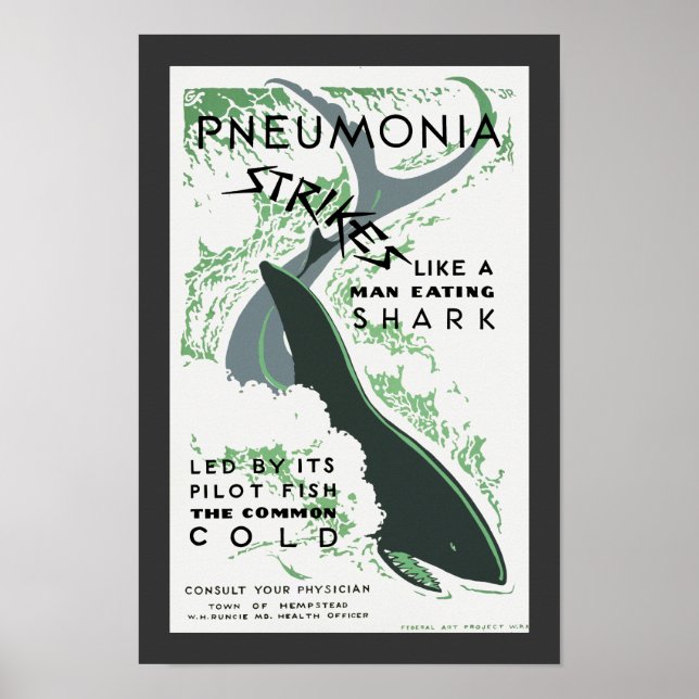 Pneumoniska Strejkor Poster (Framsidan)