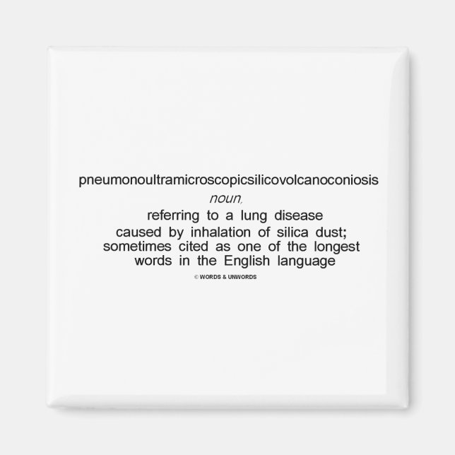 Pneumonoultramicroscopicsilicovolcanoconiosis Magnet (Framsidan)