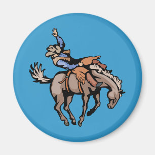 png_cowboys_4162007-108 Rodeo Cowboys Horses Magnet