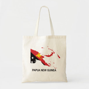 PNG karta med flagga Tygkasse
