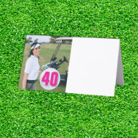 PNK DAM Golf Party planerar ett mappat platskort