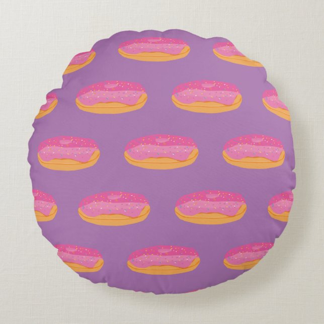 Pnk Donuts Rund Kudde (Framsidan)
