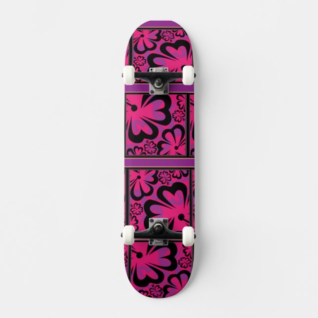 Pnk Squares Mini Skateboard Bräda 18,5 Cm (Framsida)
