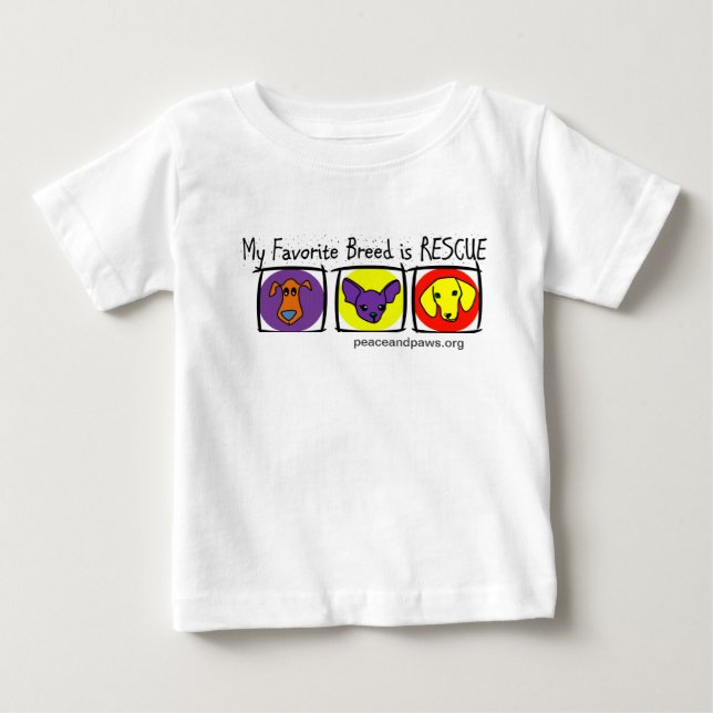 PNP-barn Min favoritras är Rädding T-shirt (Framsida)