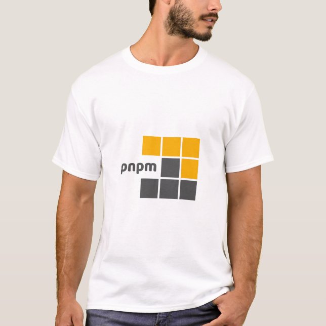 PNPM - Fast Disk Space Efficient Package Manager T Shirt (Framsida)
