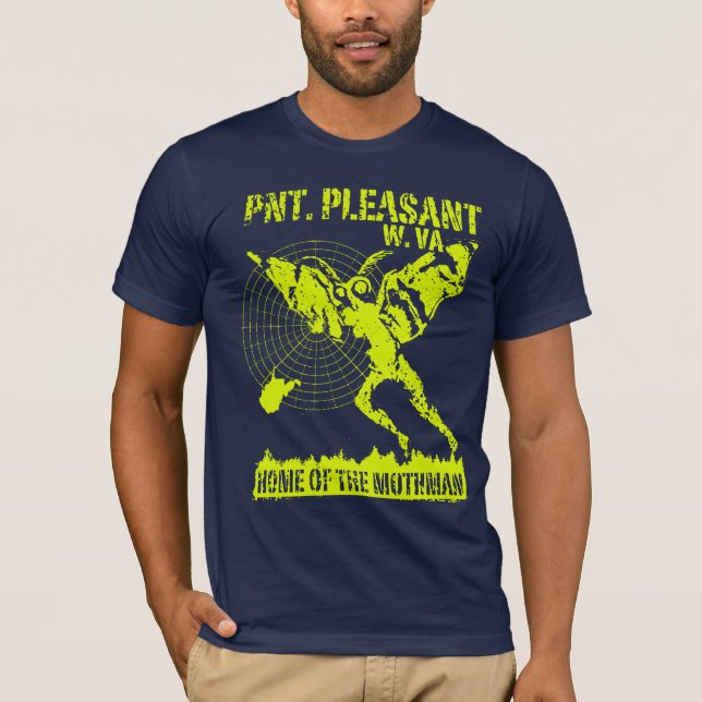 Pnt. Angenämt W. VA - som är hem- av Mothmanen T Shirt (Framsida)