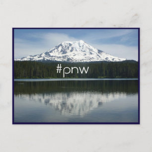 #pnw (hashtag Pacific Northwest) med Mt Adams Vykort
