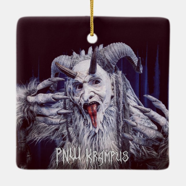 PNW Krampus Ceramic Ornament (Baksida)