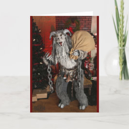 PNW Krampus Vikter Julkort Helgkort