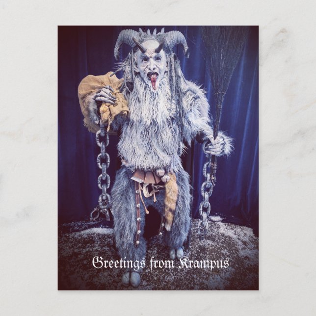 PNW Krampus-vykort Vykort (Framsida)