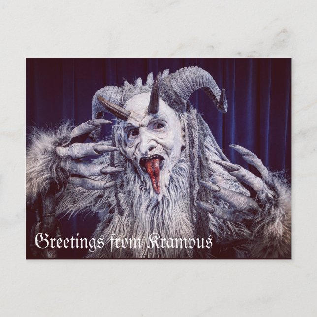 PNW Krampus-vykort Vykort (Framsida)