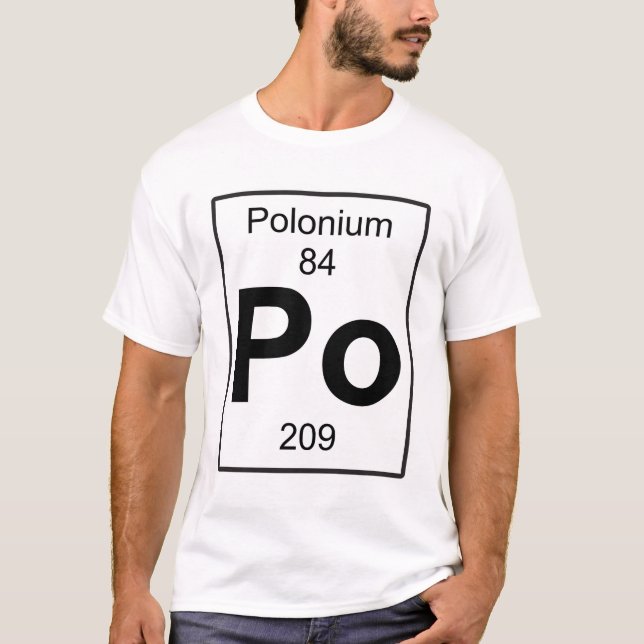 Po - Polonium T-shirt (Framsida)