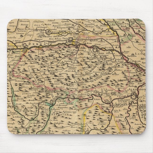 Po River Valley i Italien Musmatta (Framsidan)