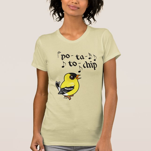 Po-ta-to-chip! Tee Shirt (Framsida)