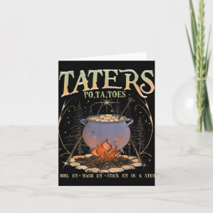 Po-ta-toes-taters bensin, E Mash Em Stick Em i en Kort