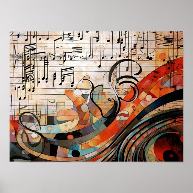 Poäng för Grunge-musik Poster (Framsidan)