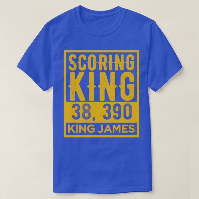 Poäng Kung Kung James Vintage Guld T Shirt (Design framsida)