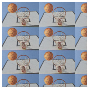 Poäng vid basket. tyg