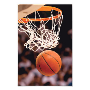 Poängräkning i basket fototryck