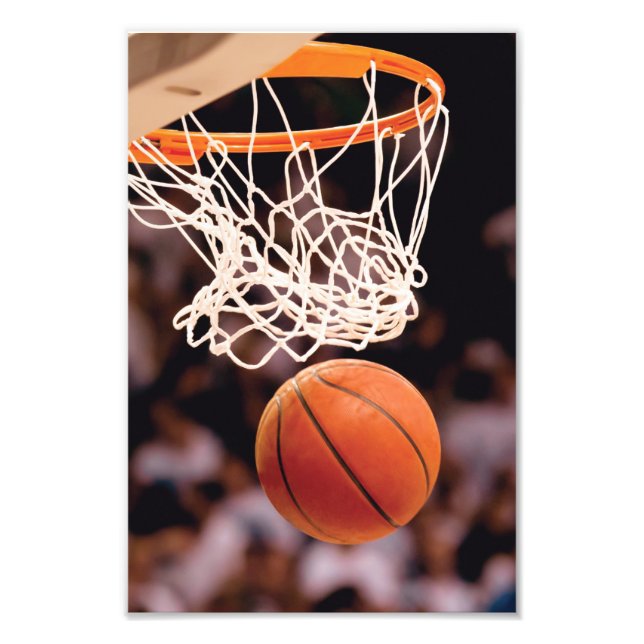 Poängräkning i basket fototryck (Framsidan)