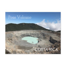Poas Volcano, Costa Rica vykort