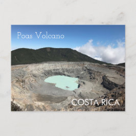 Poas Volcano, Costa Rica vykort