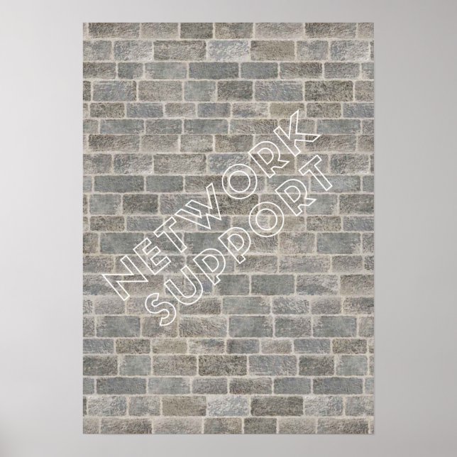 Poater Network support Poster (Framsidan)