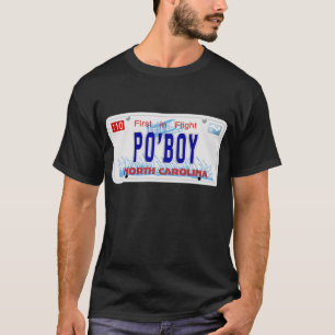 Po'Boy - NC pläterar T-shirt