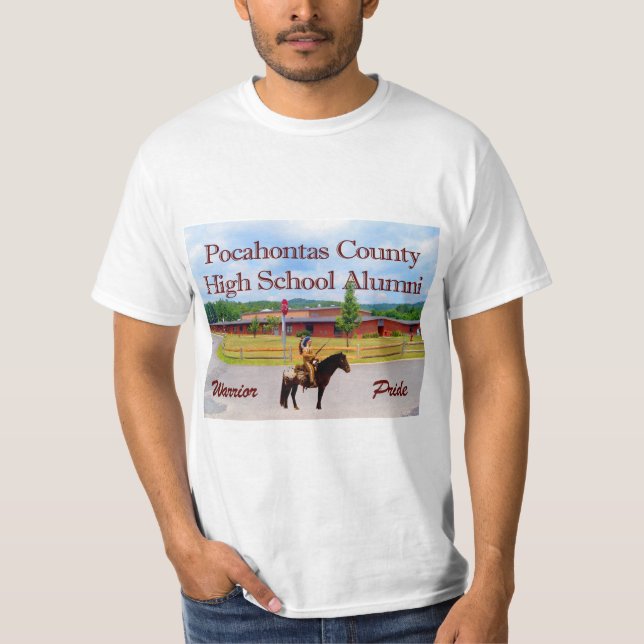Pocahontas County High School Alumni T-shirt (Framsida)