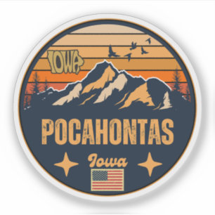 Pocahontas, Iowa Klistermärken