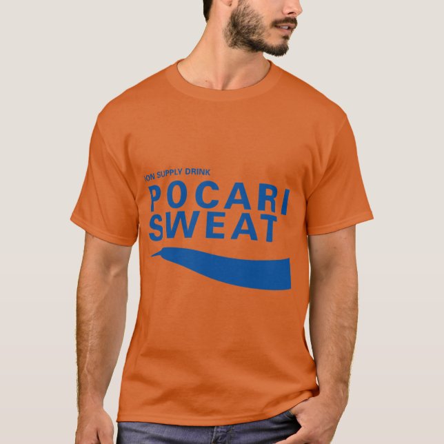 Pocari Sweat rolig T Shirt (Framsida)