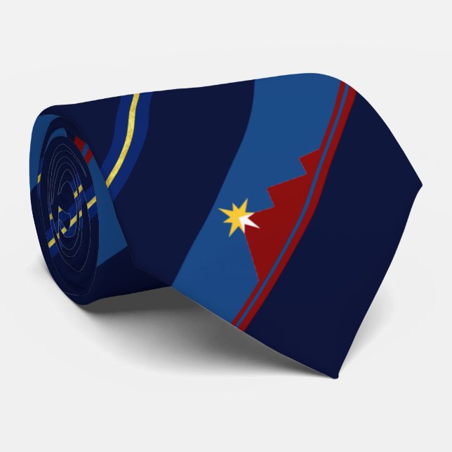 Pocatello (Idaho) City flagga Neck Tie Slips (Rullad)