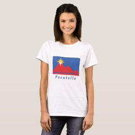 Pocatello Idaho City Flagga Women's T-Shirt