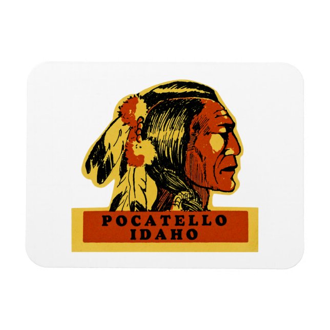 Pocatello Idaho Magnet (Horisontell)