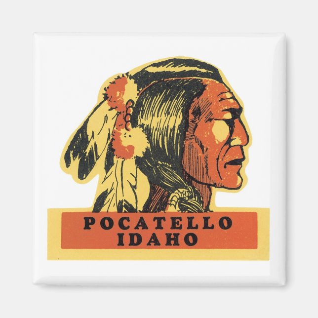 Pocatello, Idaho Magnet (Framsidan)
