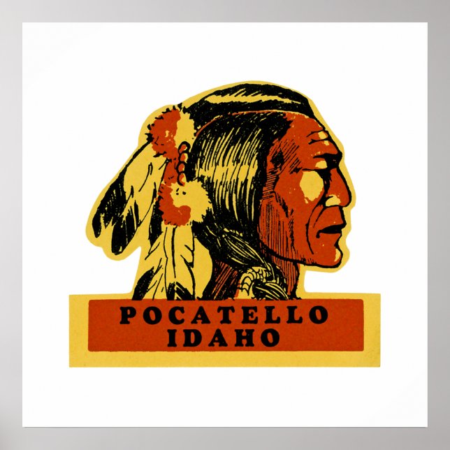 Pocatello Idaho Poster (Framsidan)