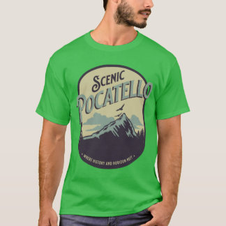 Pocatellos naturskönahet där historia och horisont t shirt