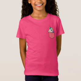 Poche licorne  t shirt